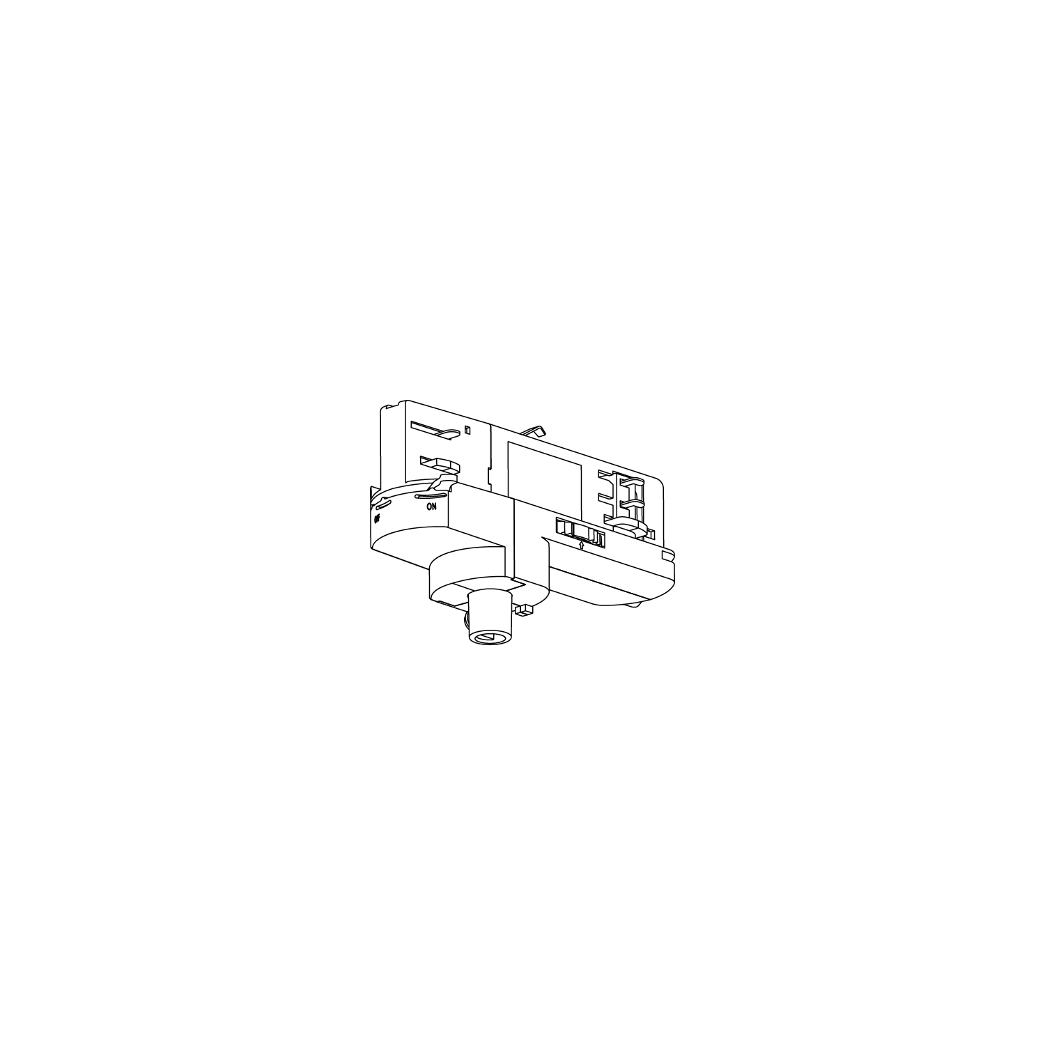3-PHASE TRACK ADAPTER DALI