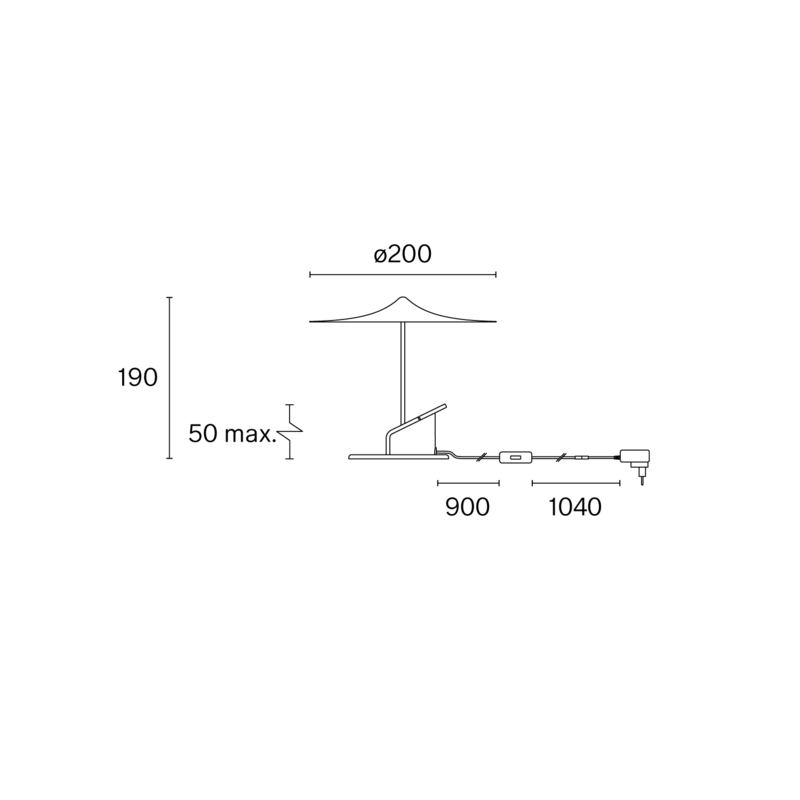 ÎLE CLAMP W153 technical drawing