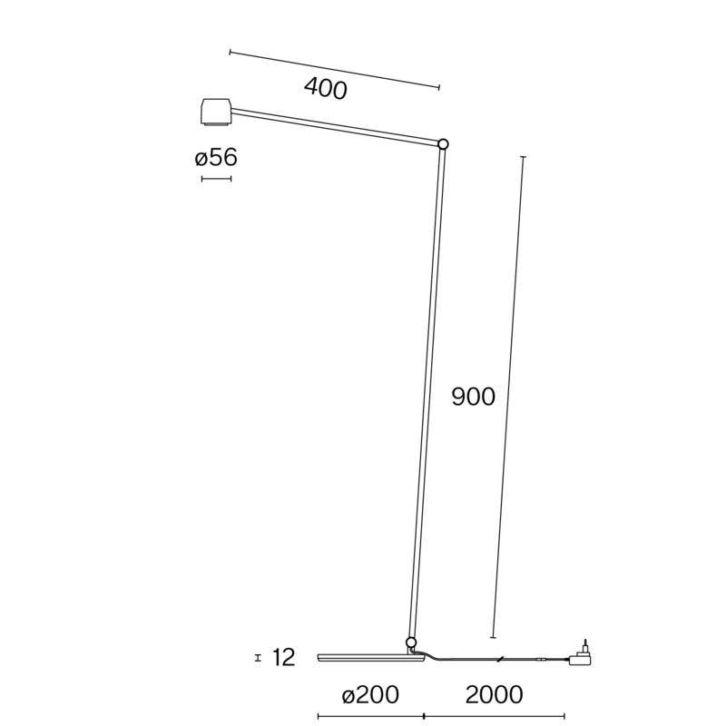ION FLOOR W225F2 technical drawing